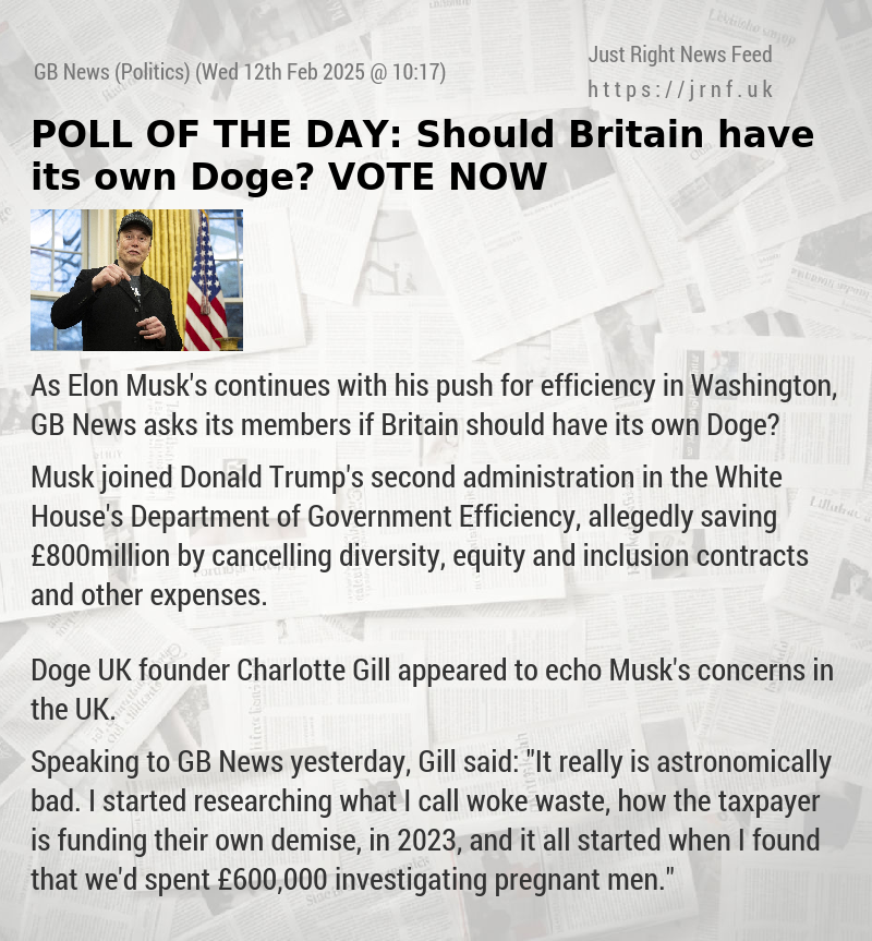 POLL OF THE DAY: Should Britain have its own Doge? VOTE NOW