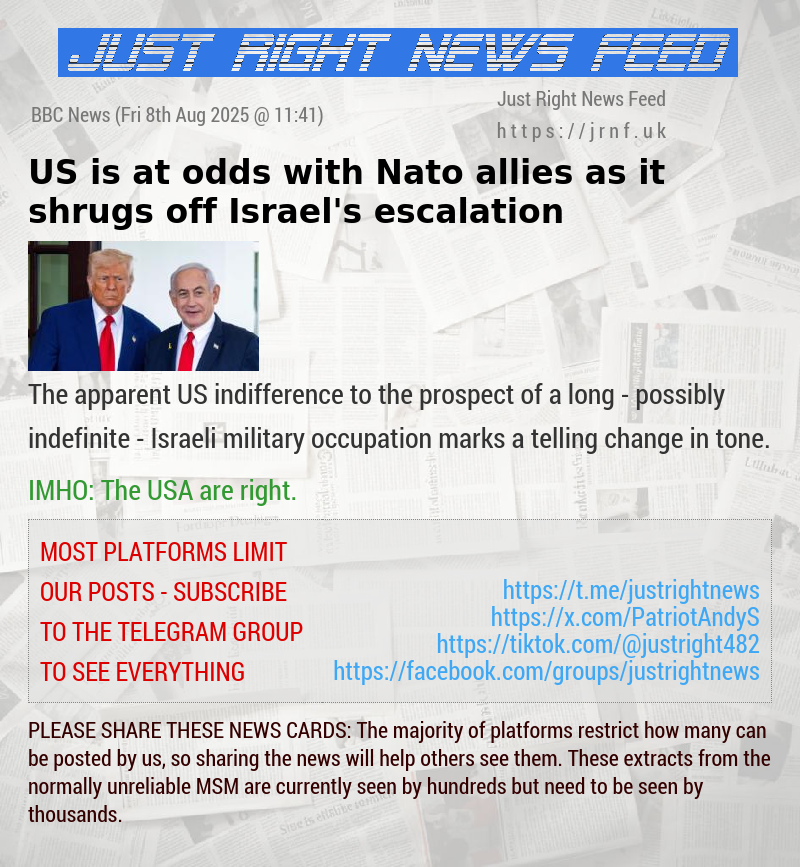 US is at odds with Nato allies as it shrugs off Israel’s escalation