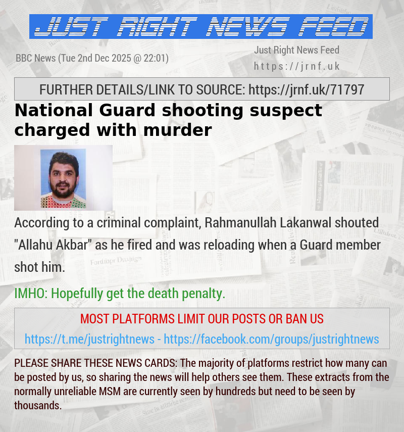 National Guard shooting suspect charged with murder