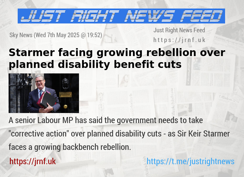 Starmer facing growing rebellion over planned disability benefit cuts