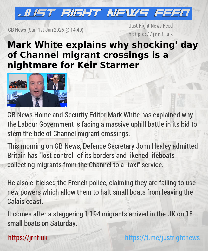 Mark White explains why ‘shocking’ day of Channel migrant crossings is a nightmare for Keir Starmer