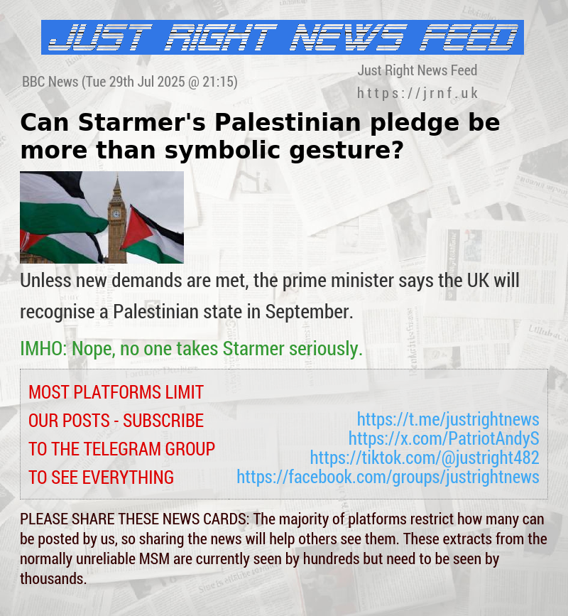 Can Starmer’s Palestinian pledge be more than symbolic gesture?