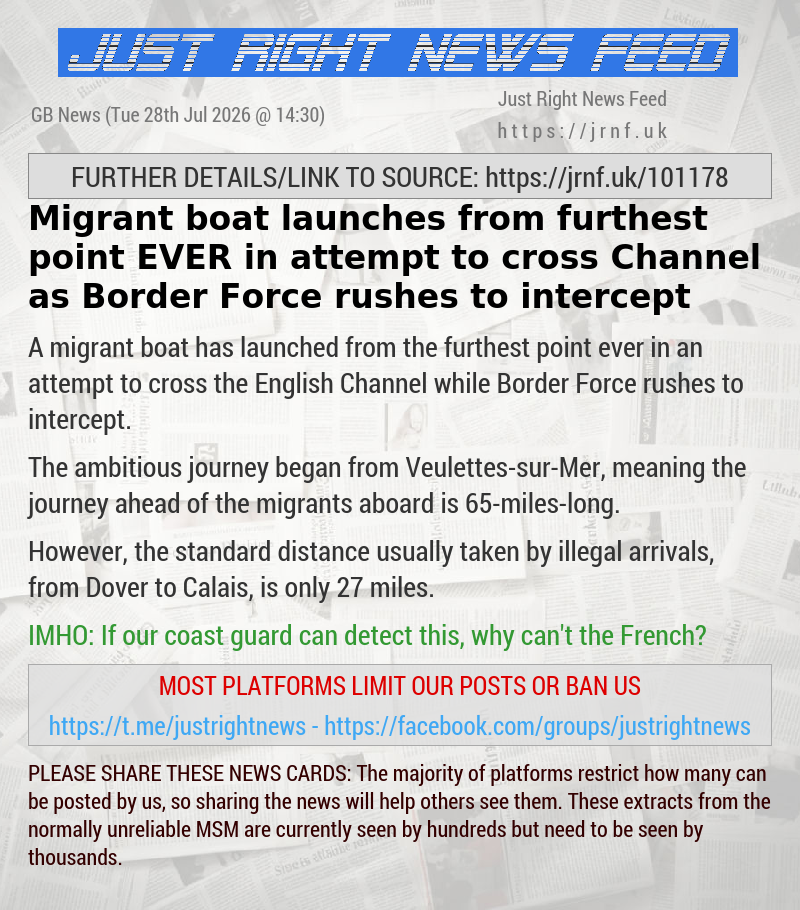 Migrant boat launches from furthest point EVER in attempt to cross Channel as Border Force rushes to intercept