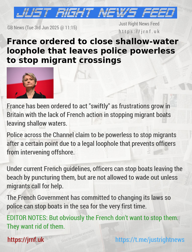 France ordered to close shallow—water loophole that leaves police powerless to stop migrant crossings