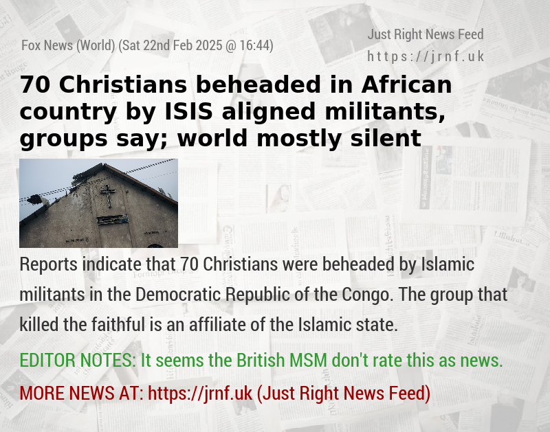 70 Christians beheaded in African country by ISIS—aligned militants, groups say; world mostly silent