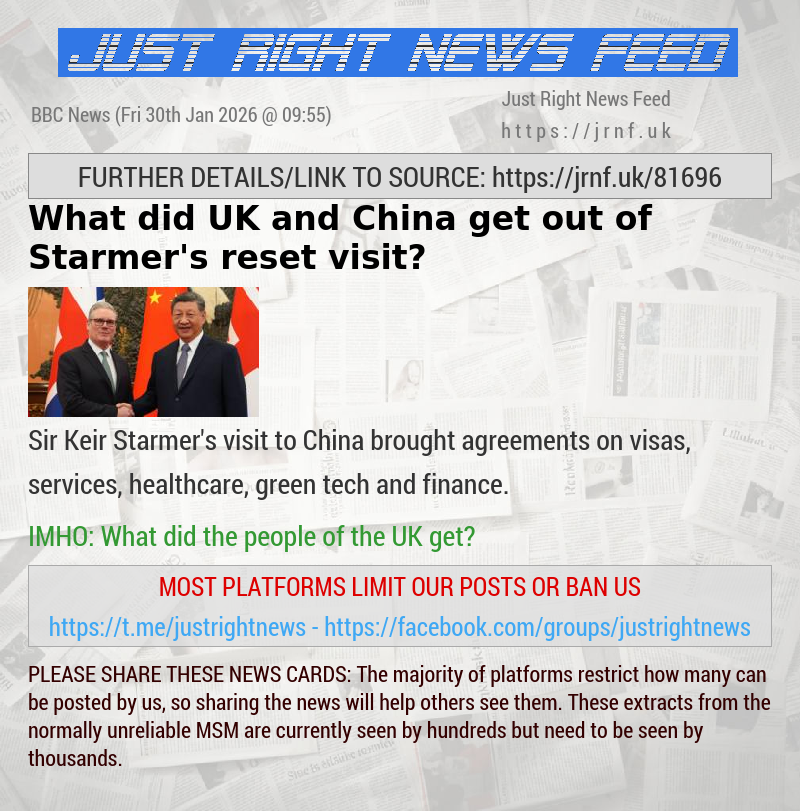 What did UK and China get out of Starmer’s reset visit? 