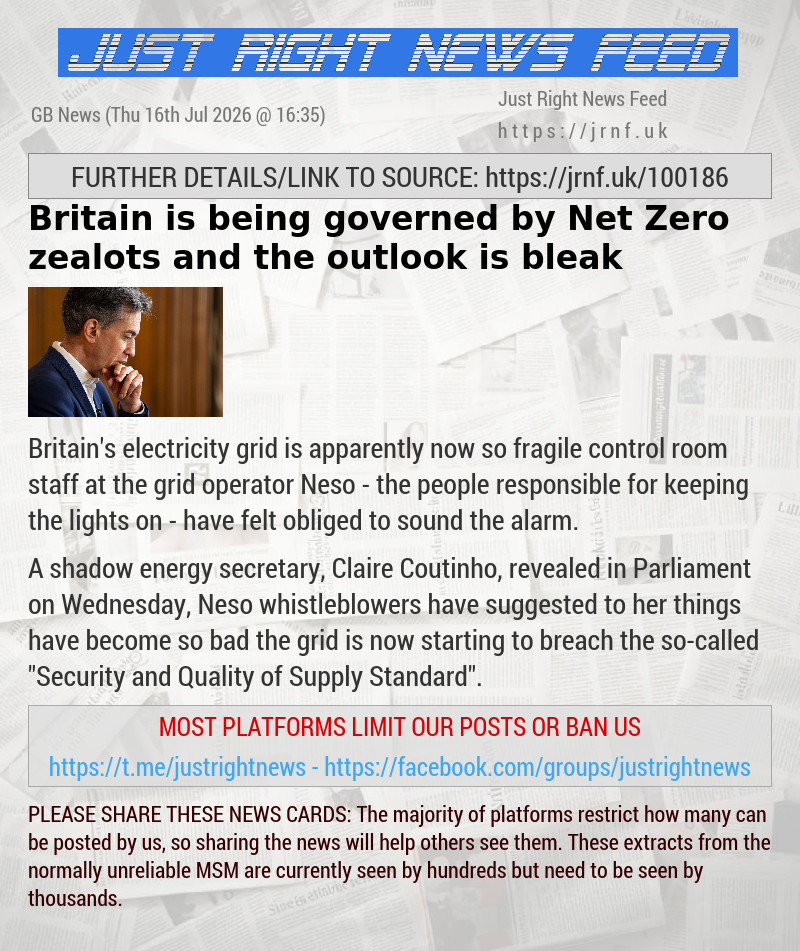 Britain is being governed by Net Zero zealots — and the outlook is bleak