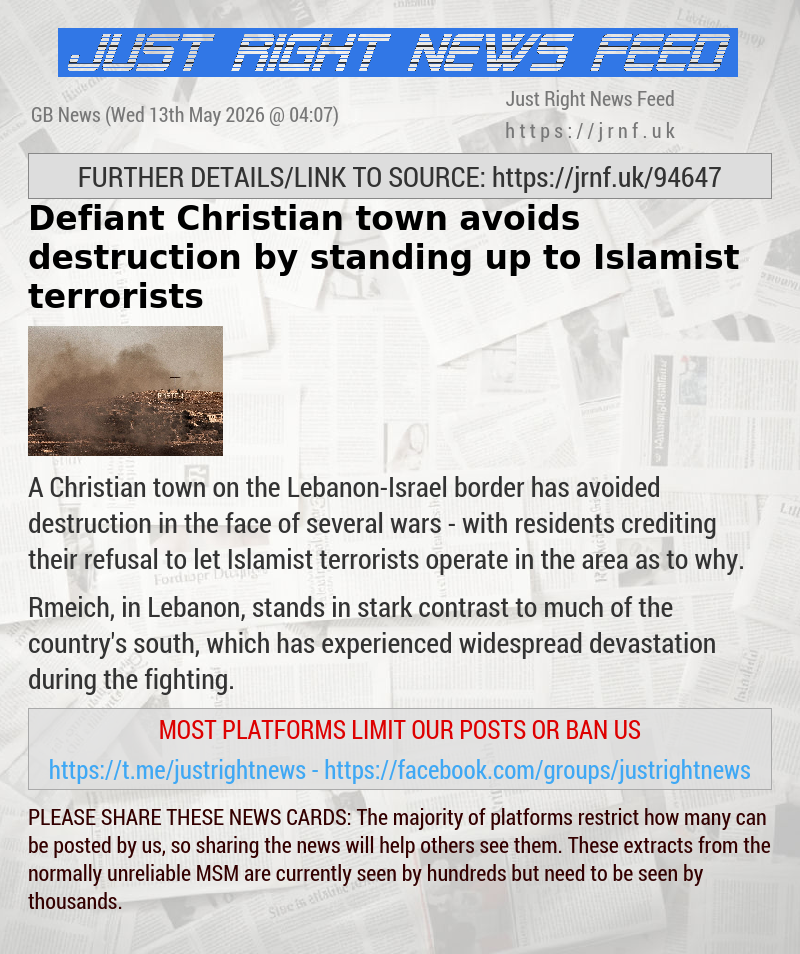 Defiant Christian town avoids destruction by standing up to Islamist terrorists