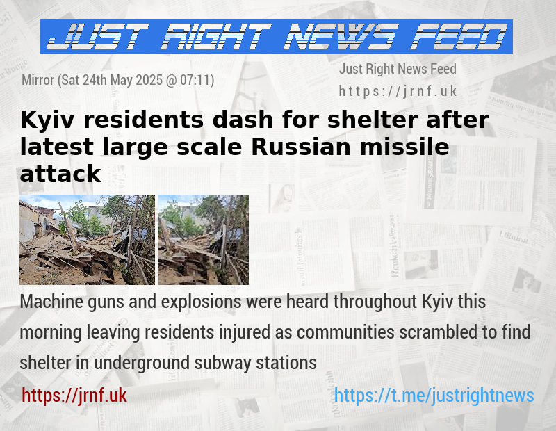 Kyiv residents dash for shelter after latest large—scale Russian missile attack