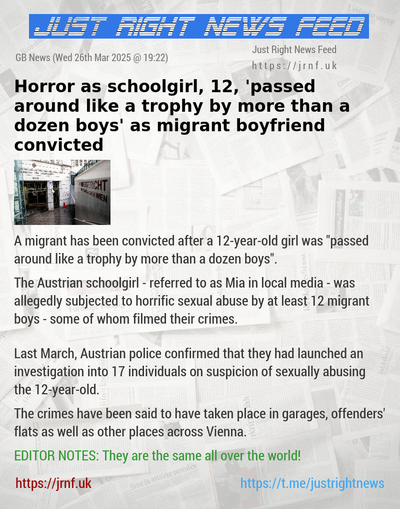 Horror as schoolgirl, 12, ’passed around like a trophy by more than a dozen boys’ as migrant boyfriend convicted