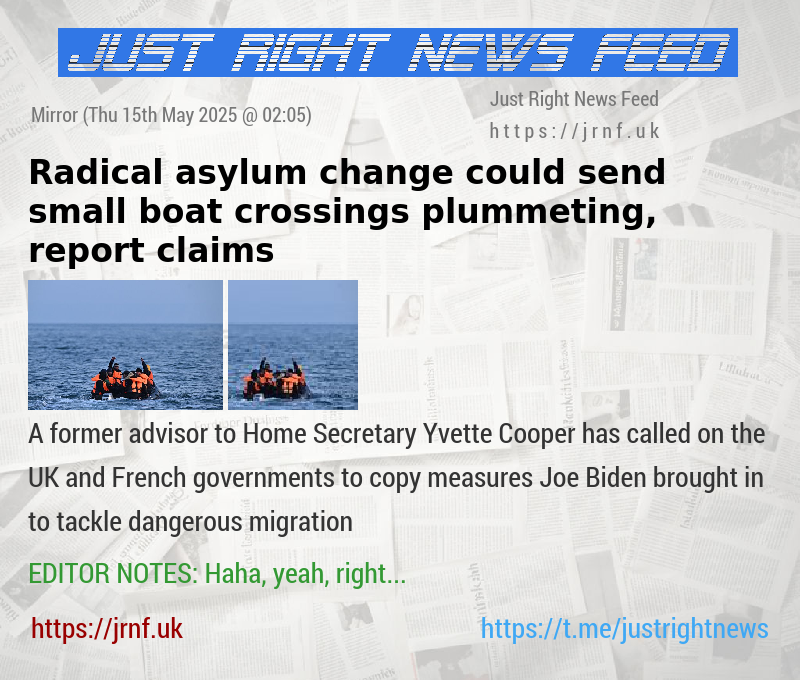 Radical asylum change could send small boat crossings plummeting, report claims