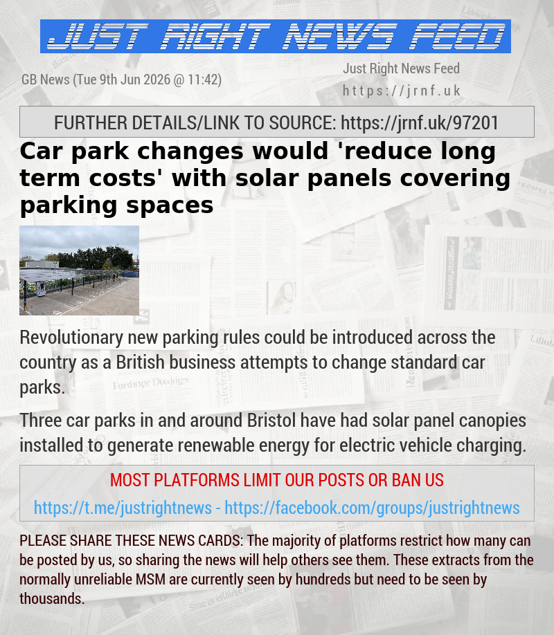 Car park changes would ’reduce long—term costs’ with solar panels covering parking spaces