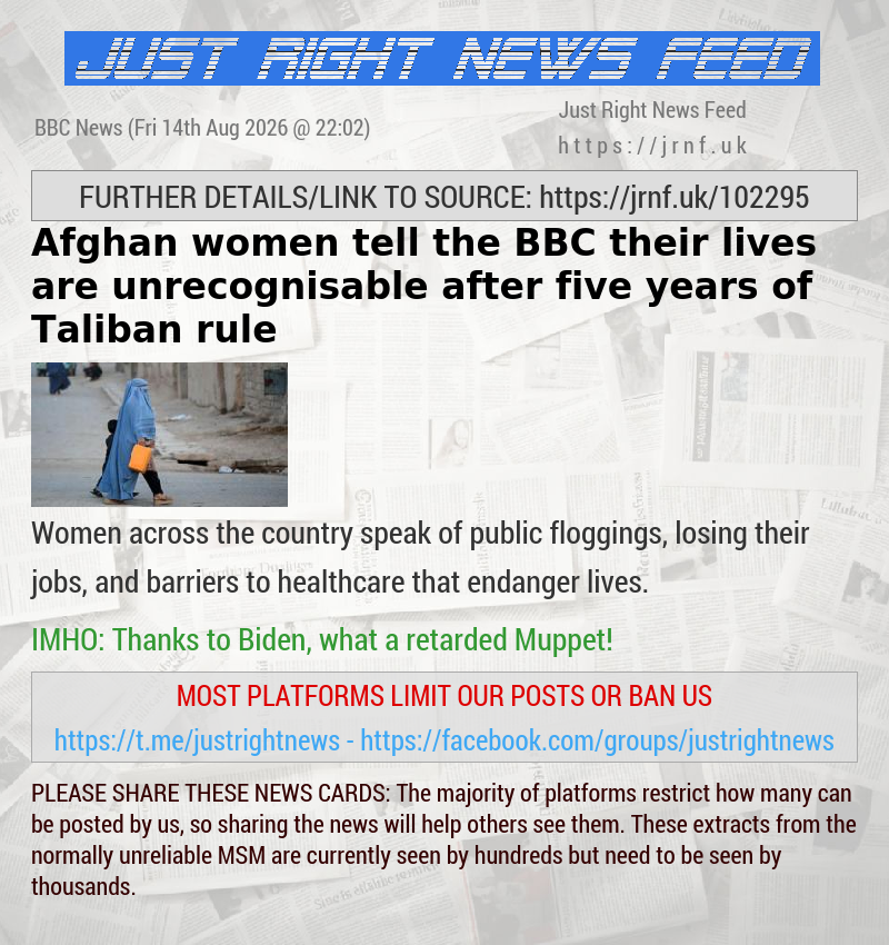 Afghan women tell the BBC their lives are unrecognisable after five years of Taliban rule