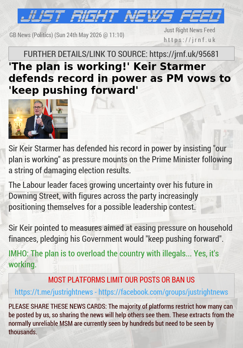 ‘The plan is working!’ Keir Starmer defends record in power as PM vows to ‘keep pushing forward’