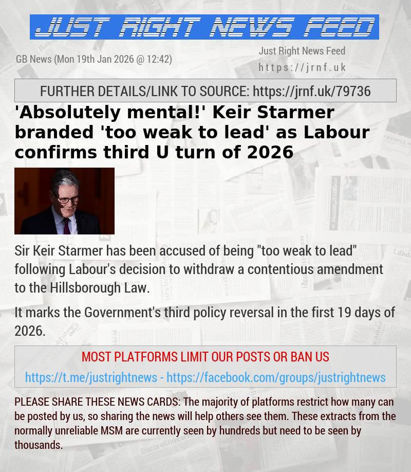 ’Absolutely mental!’ Keir Starmer branded ’too weak to lead’ as Labour confirms third U—turn of 2026
