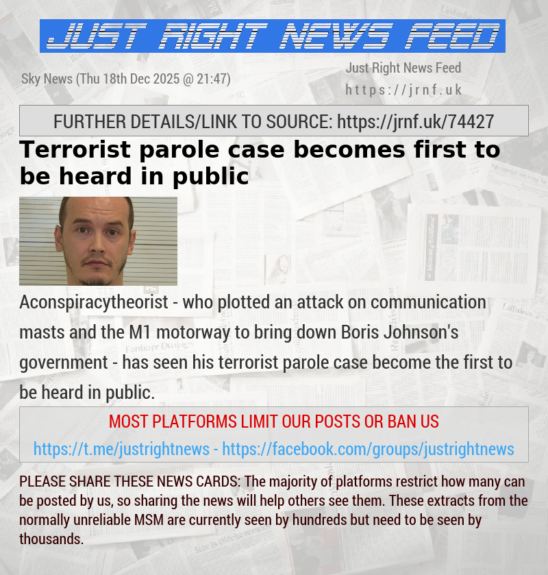 Terrorist parole case becomes first to be heard in public