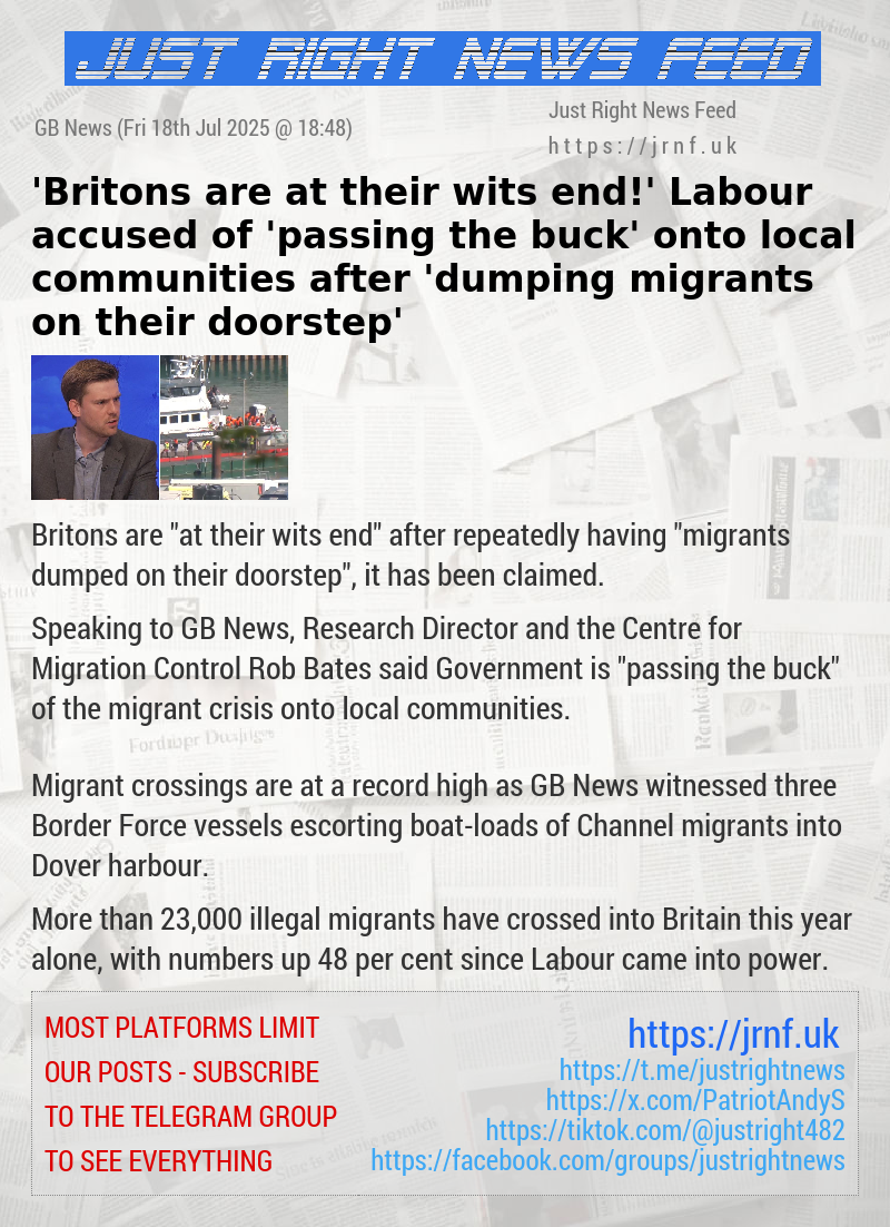’Britons are at their wits end!’ Labour accused of ’passing the buck’ onto local communities after ’dumping migrants on their doorstep’