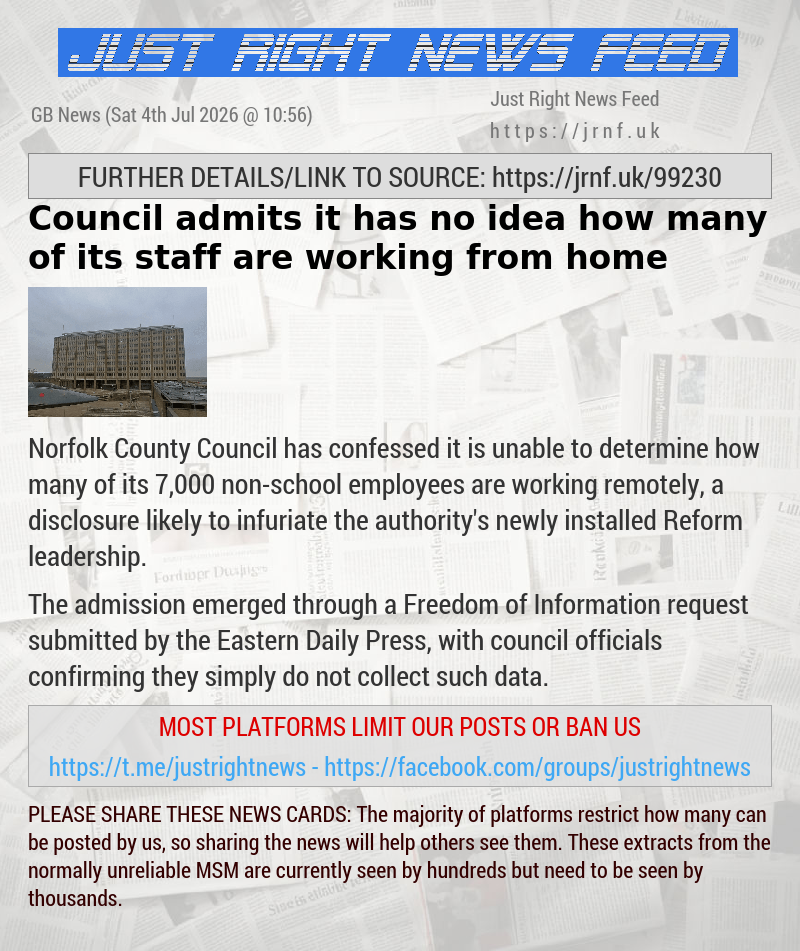 Council admits it has no idea how many of its staff are working from home