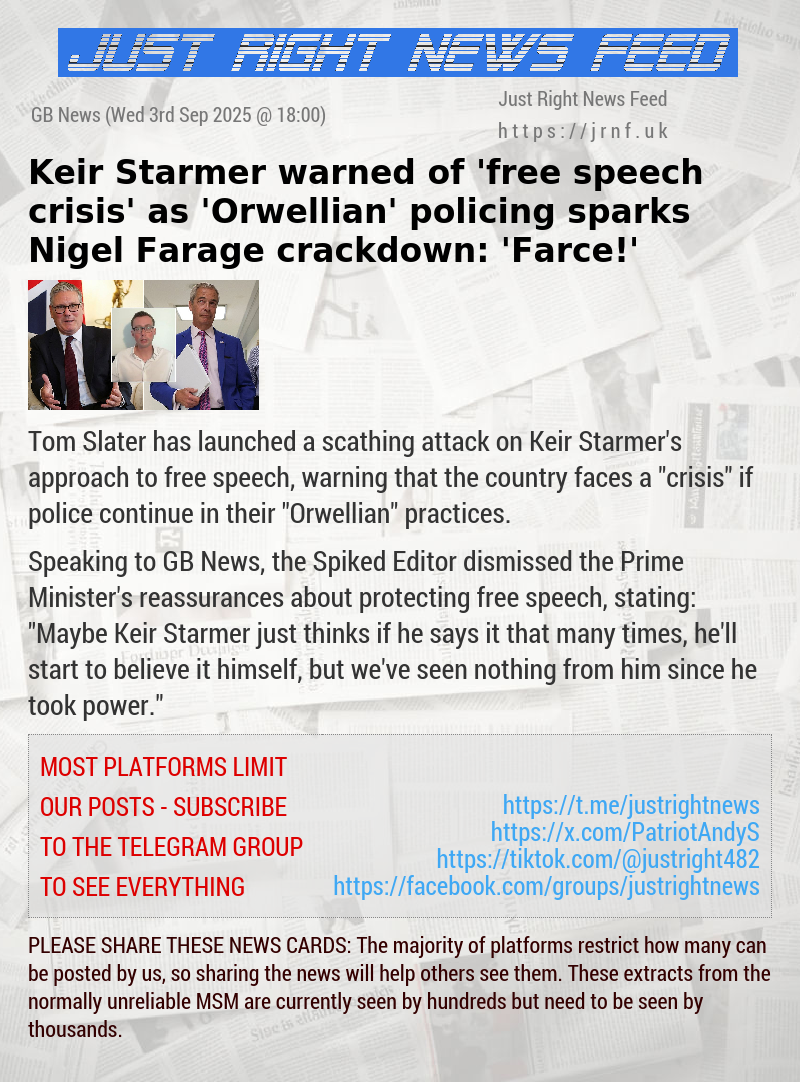 Keir Starmer warned of ’free speech crisis’ as ’Orwellian’ policing sparks Nigel Farage crackdown: ’Farce!’