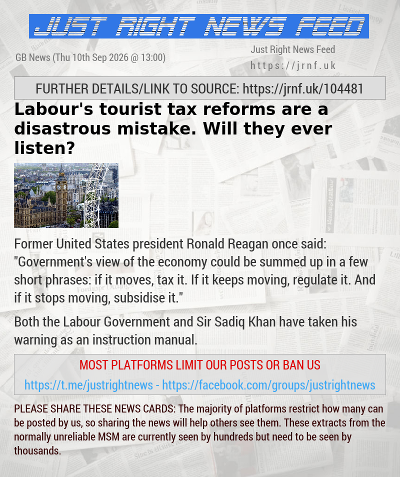 Labour’s tourist tax reforms are a disastrous mistake. Will they ever listen?