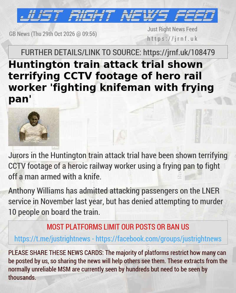 Huntington train attack trial shown terrifying CCTV footage of hero rail worker ’fighting knifeman with frying pan’