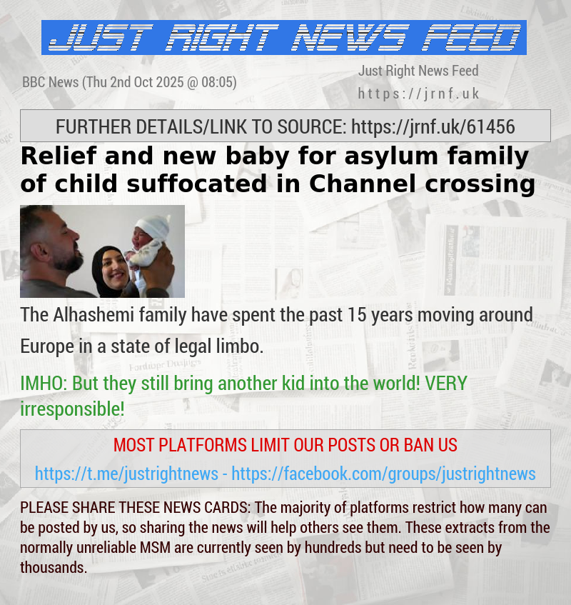 Relief and new baby for asylum family of child suffocated in Channel crossing
