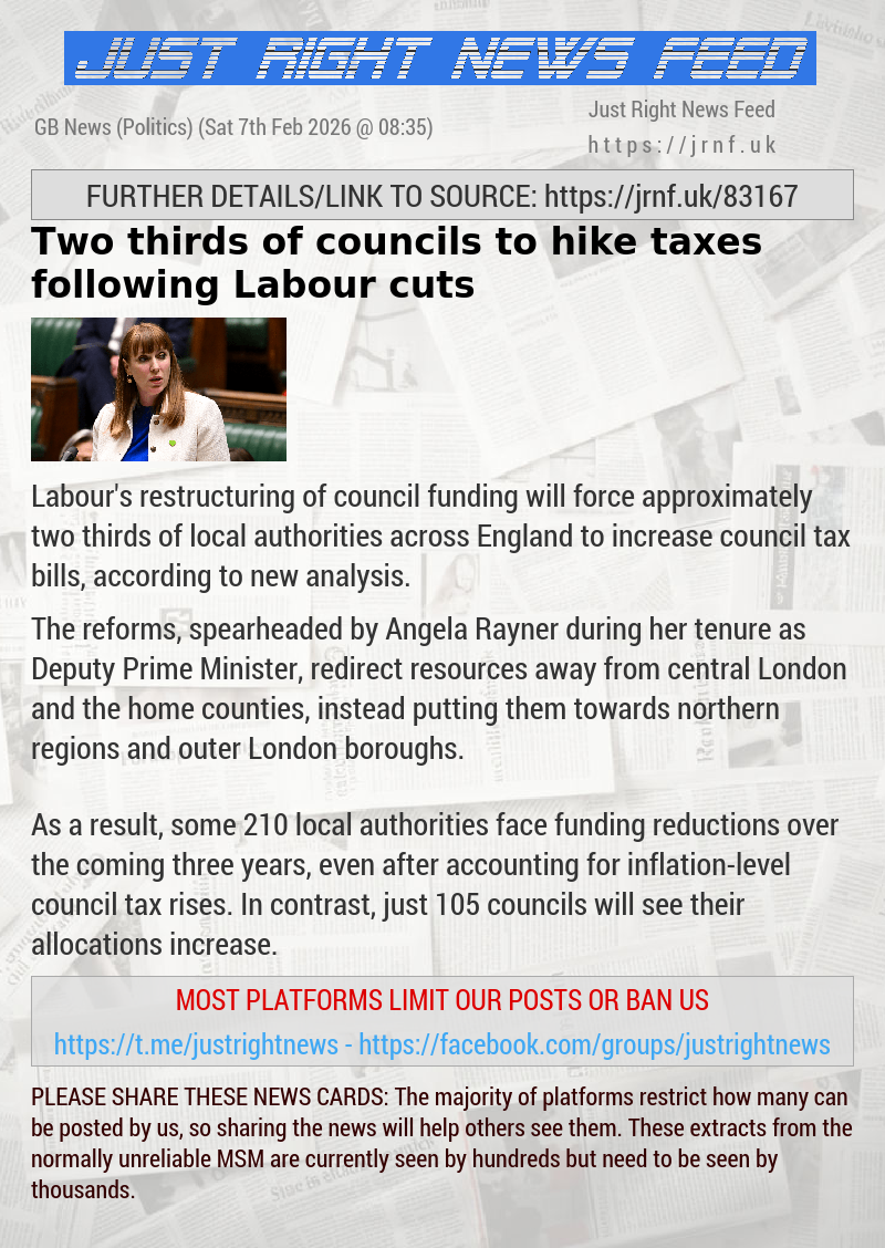 Two thirds of councils to hike taxes following Labour cuts