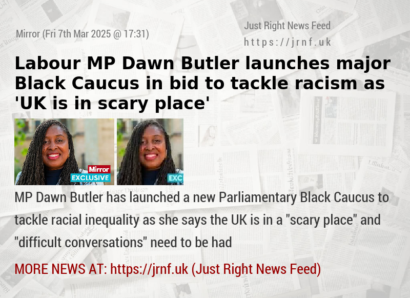 Labour MP Dawn Butler launches major Black Caucus in bid to tackle racism as ’UK is in scary place’