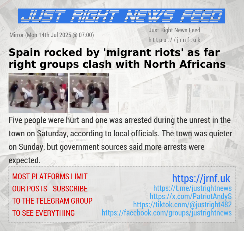 Spain rocked by ’migrant riots’ as far—right groups clash with North Africans