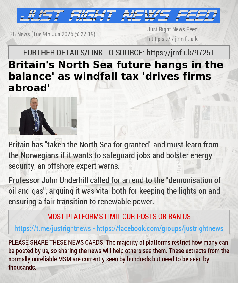 Britain’s North Sea future ‘hangs in the balance’ as windfall tax ’drives firms abroad’