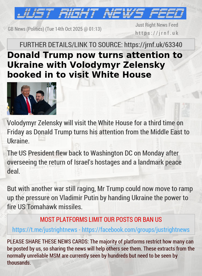 Donald Trump now turns attention to Ukraine with Volodymyr Zelensky booked in to visit White House