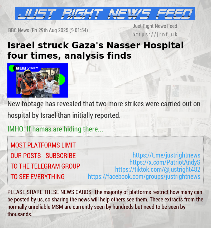 Israel struck Gaza’s Nasser Hospital four times, analysis finds