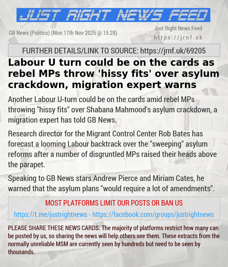 Labour U—turn could be on the cards as rebel MPs throw ’hissy fits’ over asylum crackdown, migration expert warns