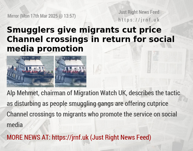 Smugglers give migrants cut—price Channel crossings in return for social media promotion