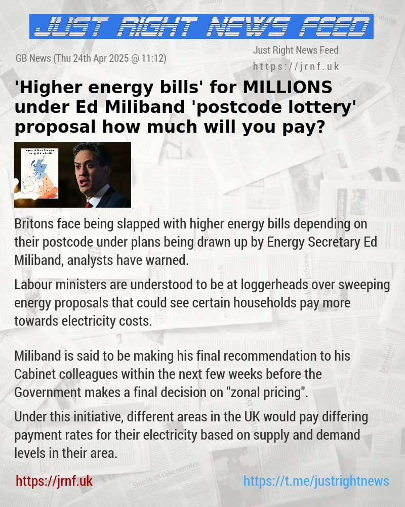’Higher energy bills’ for MILLIONS under Ed Miliband ’postcode lottery’ proposal — how much will you pay?