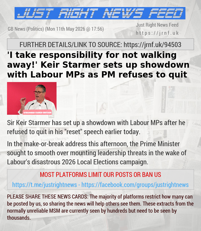 ’I take responsibility for not walking away!’ Keir Starmer sets up showdown with Labour MPs as PM refuses to quit