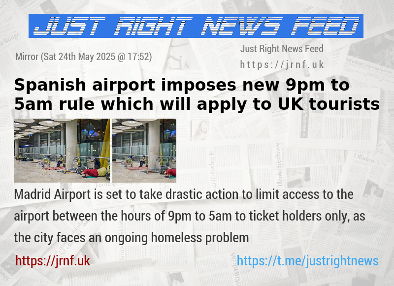 Spanish airport imposes new 9pm to 5am rule which will apply to UK tourists