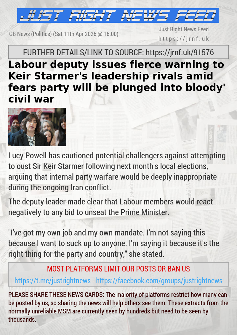 Labour deputy issues fierce warning to Keir Starmer’s leadership rivals amid fears party will be plunged into ‘bloody’ civil war