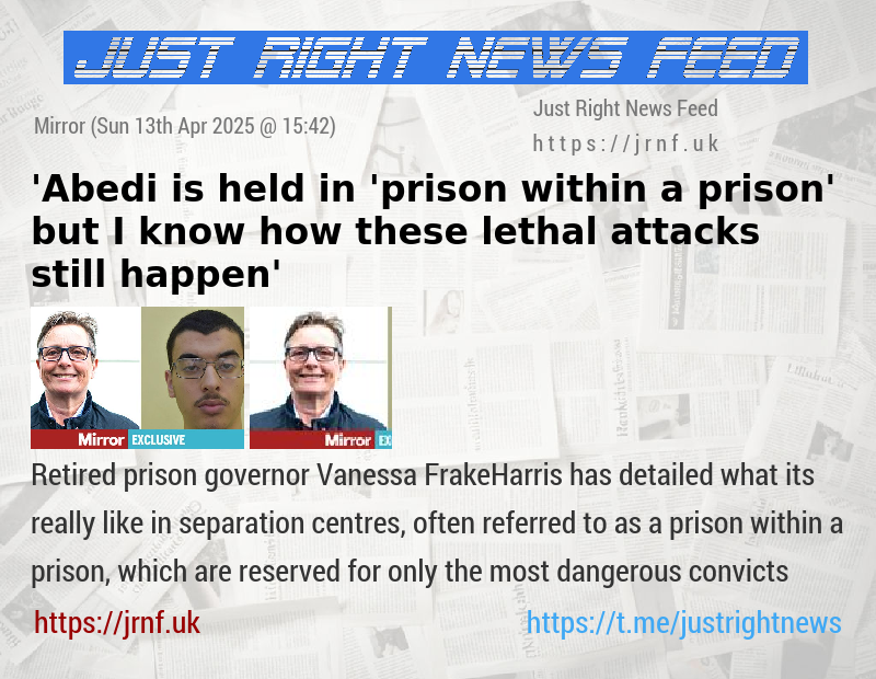 ’Abedi is held in ’prison within a prison’ but I know how these lethal attacks still happen’