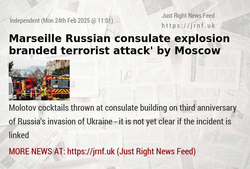 Marseille Russian consulate explosion branded ‘terrorist attack’ by Moscow