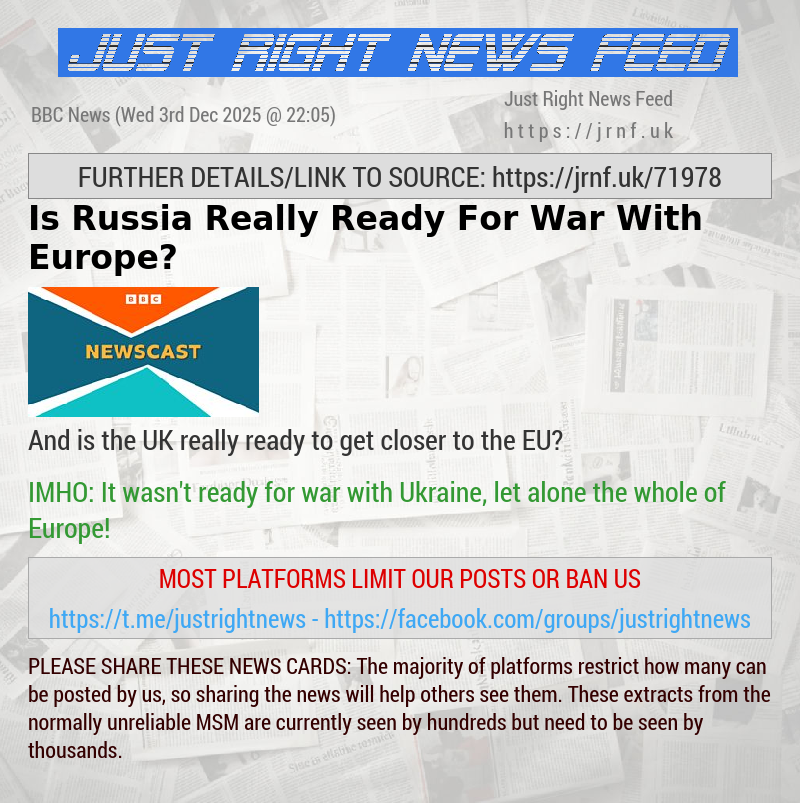 Is Russia Really Ready For War With Europe?