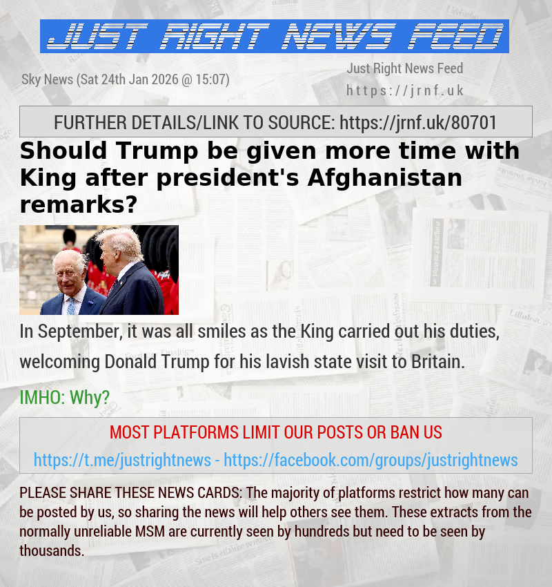 Should Trump be given more time with King after president’s Afghanistan remarks?
