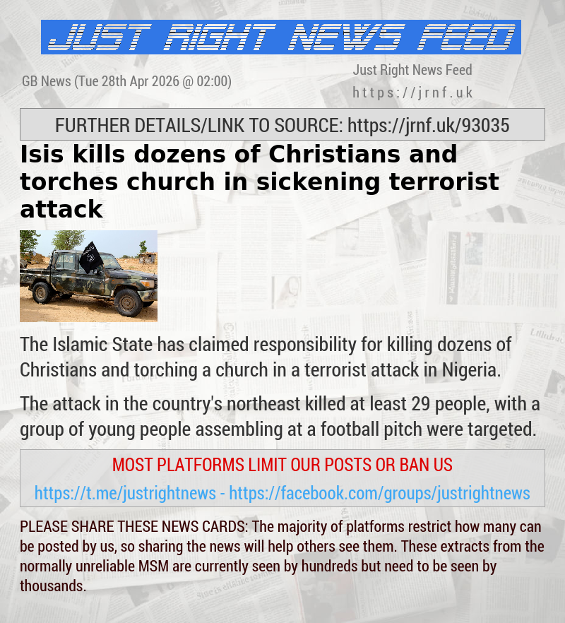 Isis kills dozens of Christians and torches church in sickening terrorist attack