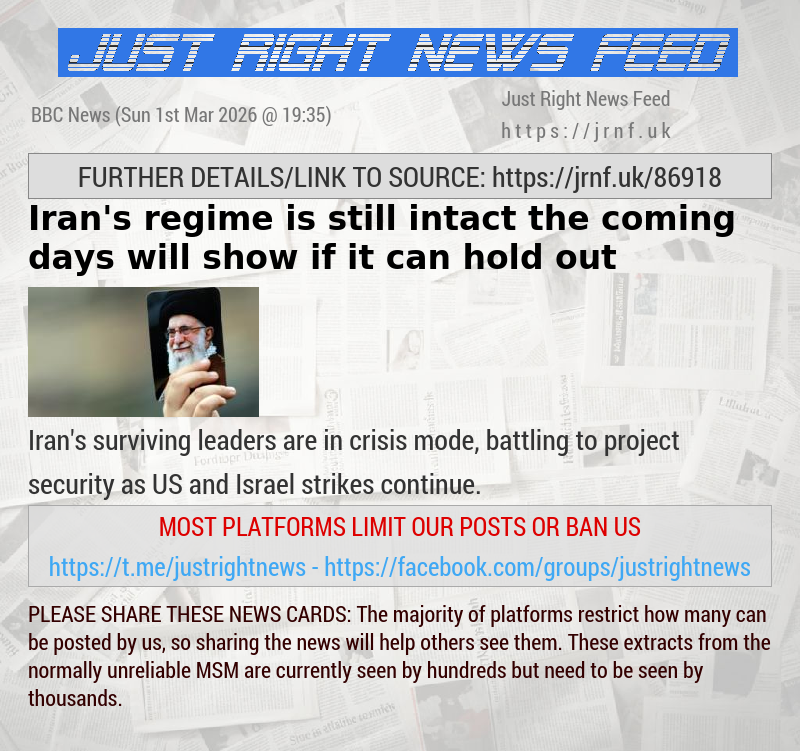 Iran’s regime is still intact — the coming days will show if it can hold out