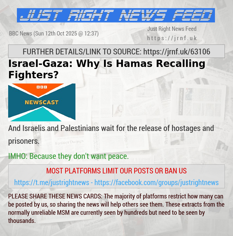 Israel—Gaza: Why Is Hamas Recalling Fighters?