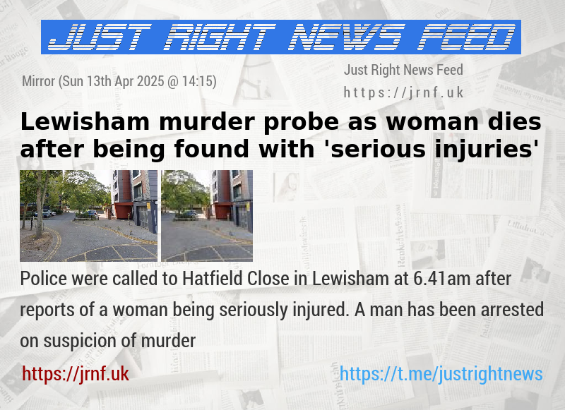 Lewisham murder probe as woman dies after being found with ’serious injuries’