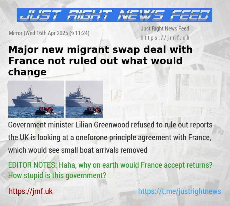 Major new migrant swap deal with France not ruled out — what would change