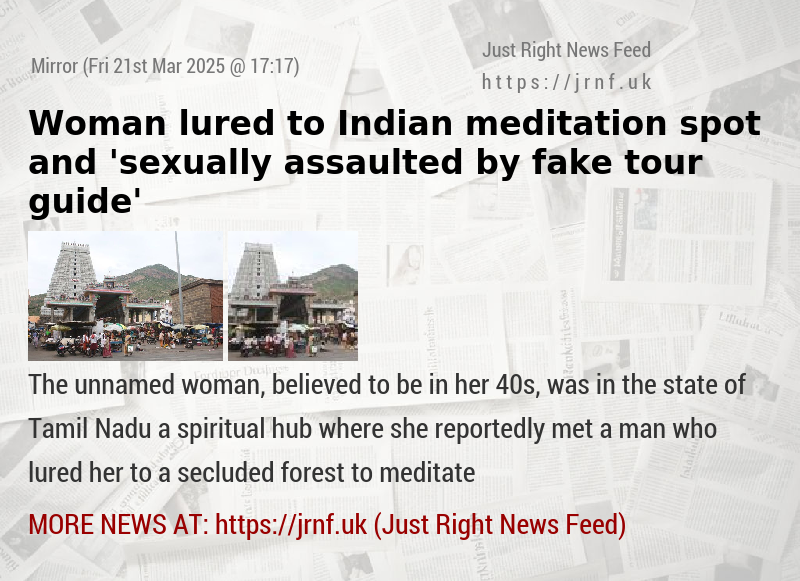 Woman lured to Indian meditation spot and ’sexually assaulted by fake tour guide’ 