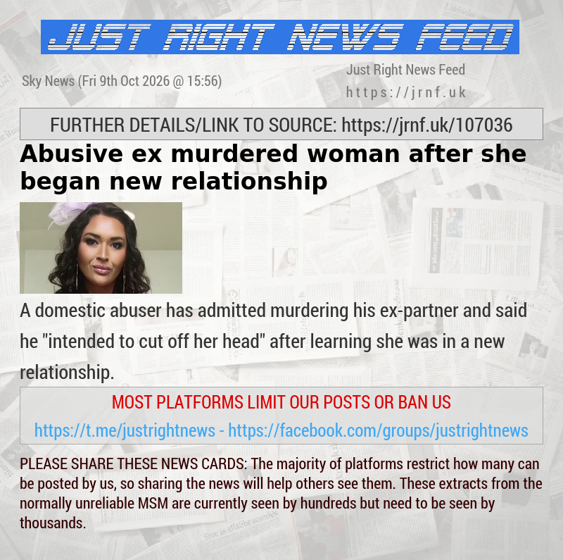 Abusive ex murdered woman after she began new relationship