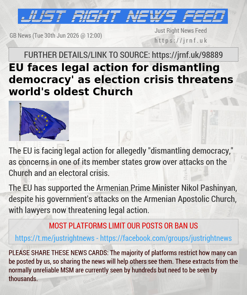 EU faces legal action for ‘dismantling democracy’ as election crisis threatens world’s oldest Church